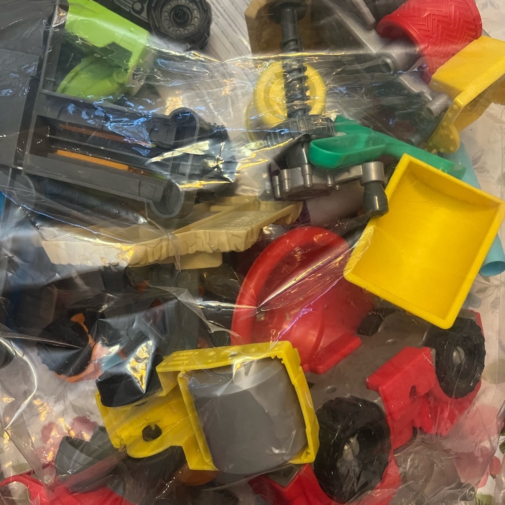 Boys mixed play do toys.  Approx 5 pounds f play do trucks, cars, fire engine,l.